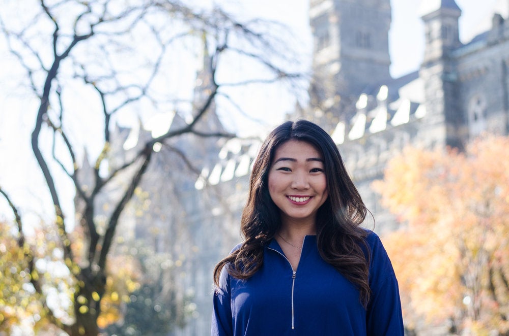 Misty Li smiles for the camera.