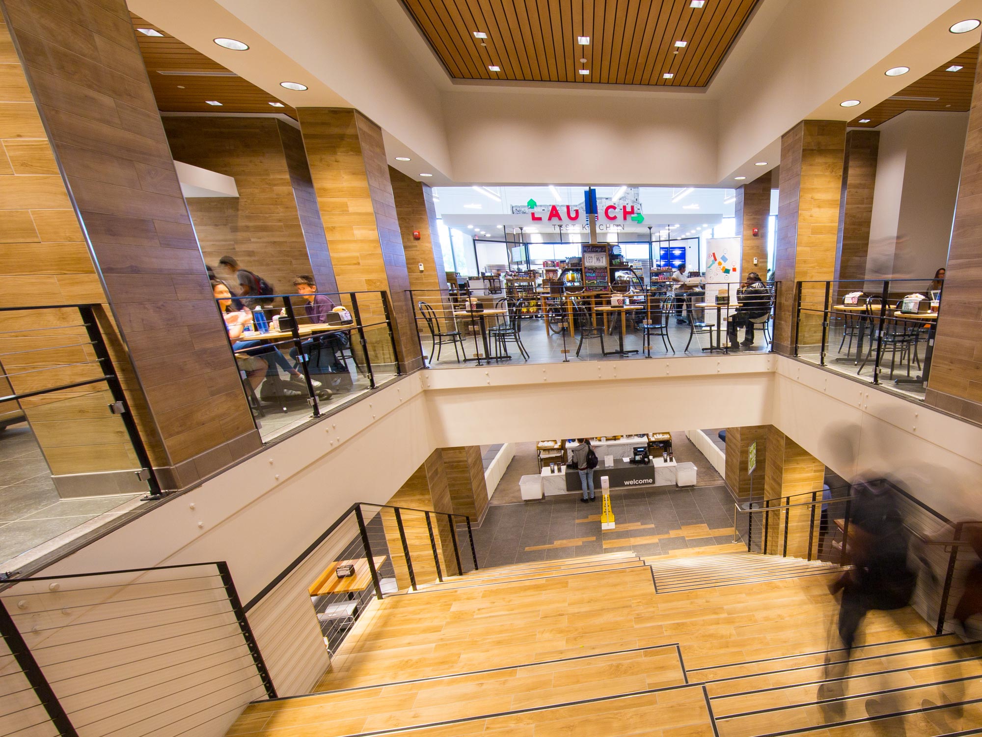 Interior entrance to Leo O'Donovan Hall