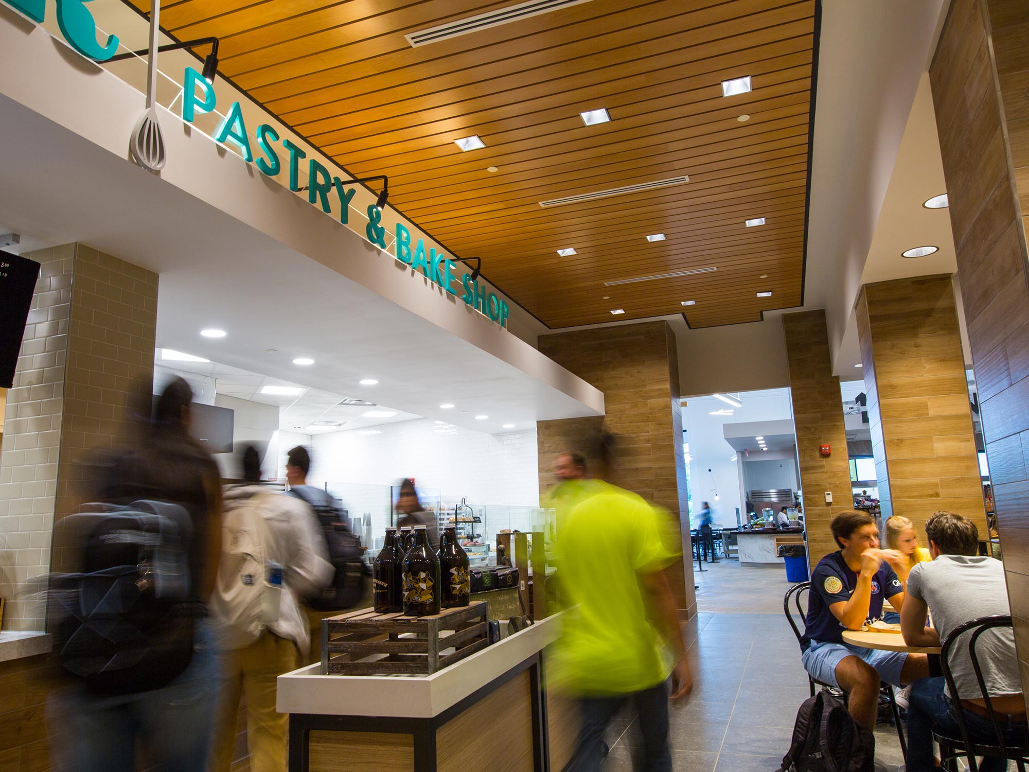 Bakery and cafe inside Leo O'Donovan Hall