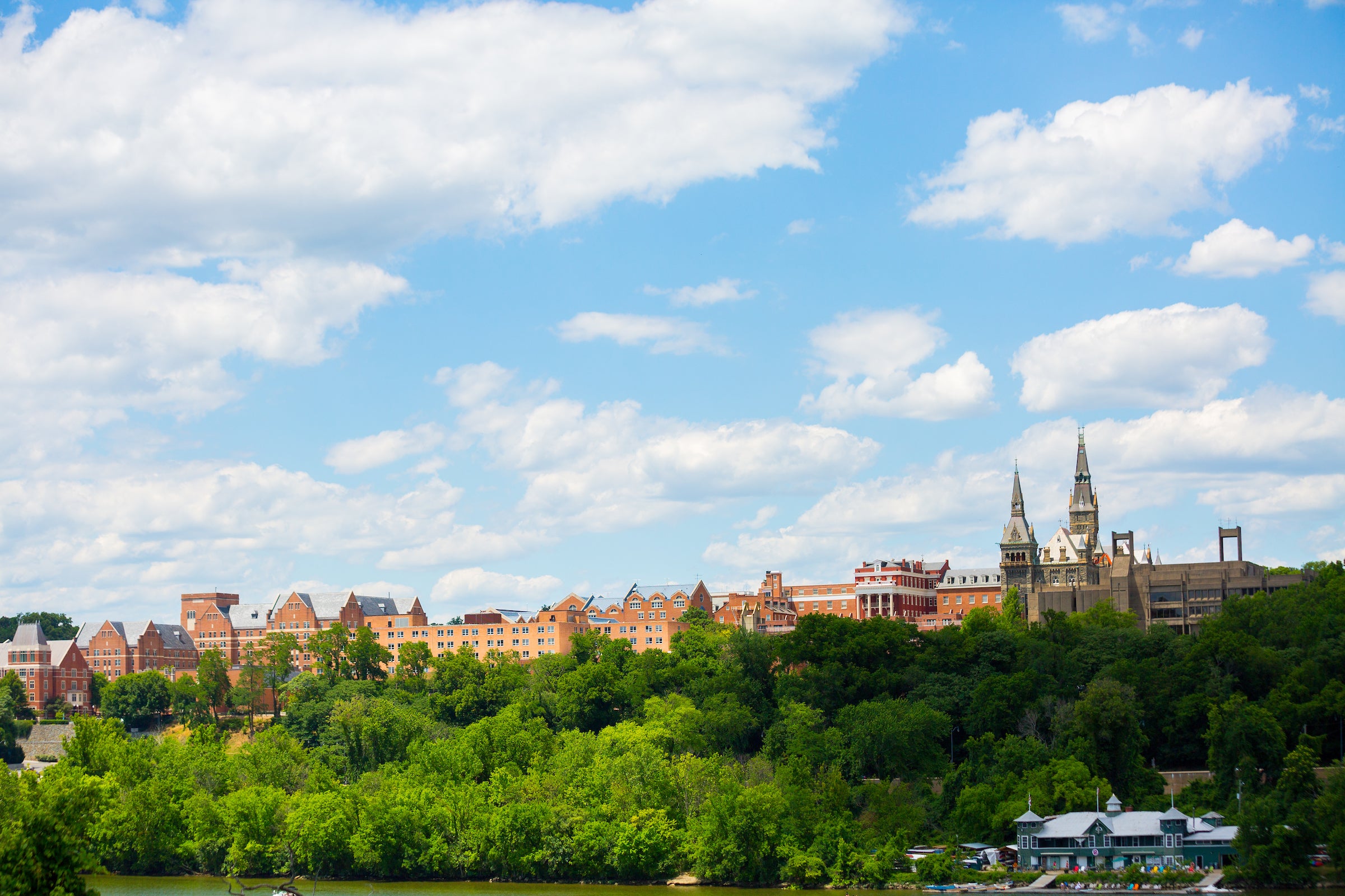 Campus from Key Bridge