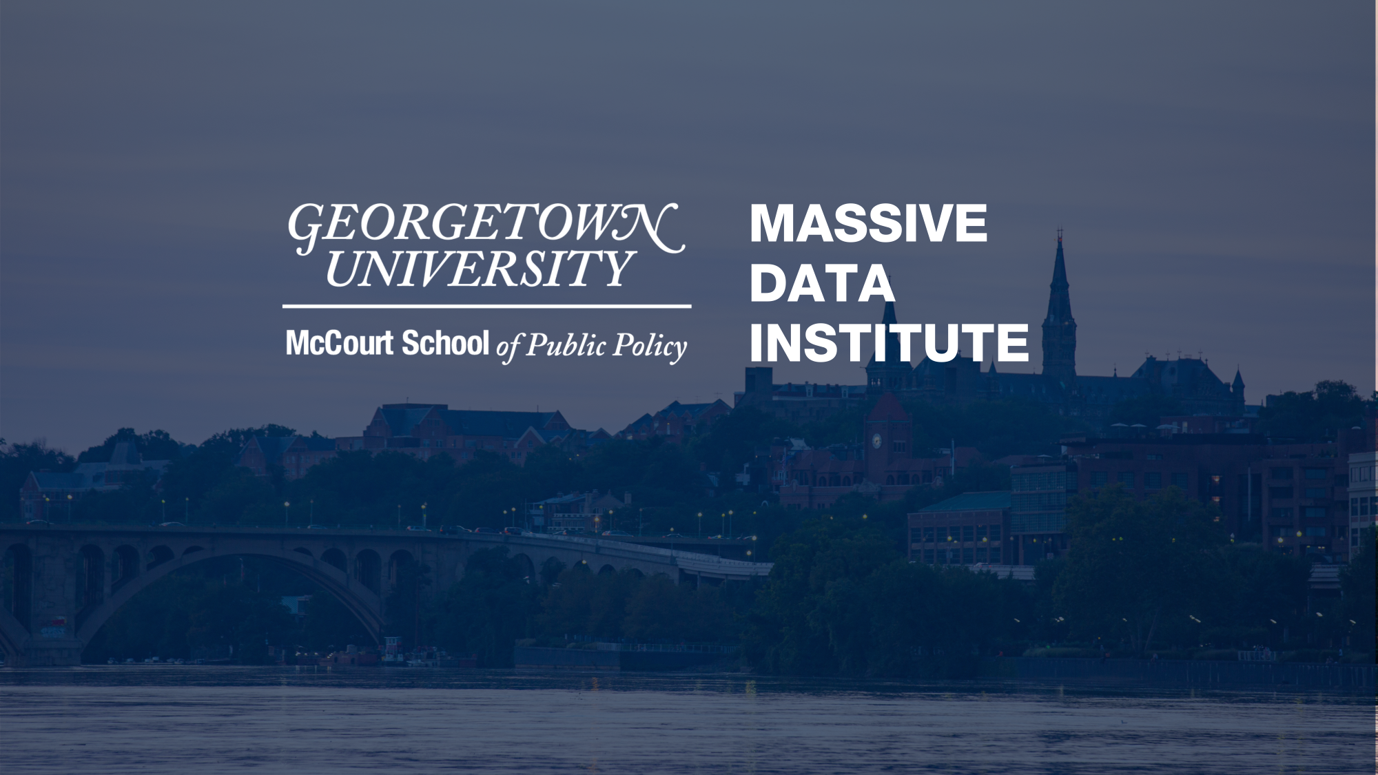 The McCourt School of Public Policy