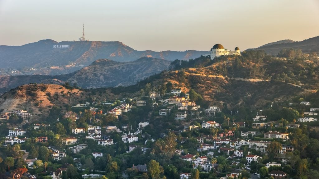 Landscape image of Hollywood and Griffiths Observatory