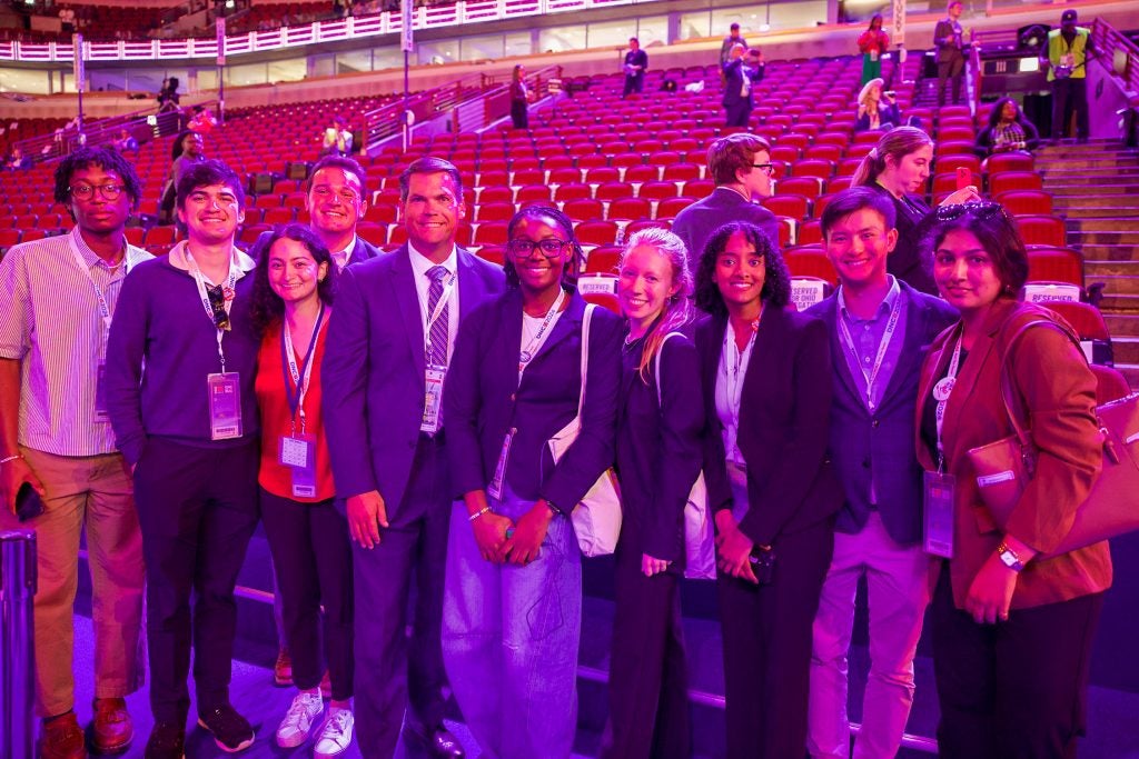 The Georgetown students at DNC