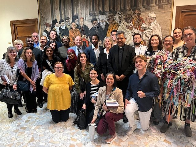 Georgetown group at a Vatican Dicastery