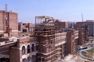 Leavey Hotel under construction