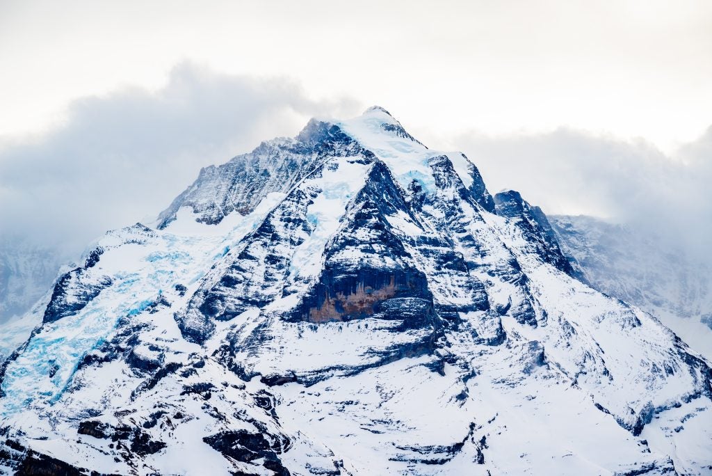 A mountaintop in the Alps