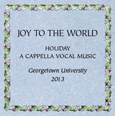 Joy to the World Holiday A Cappella album cover