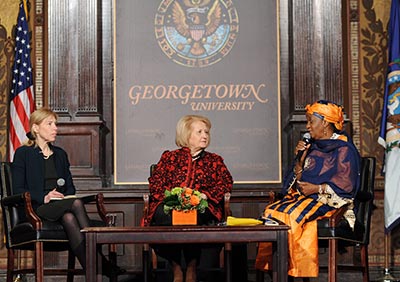 Alissa Rubin and Melanne Verveer join Zainab Bangura for a panel discussion 