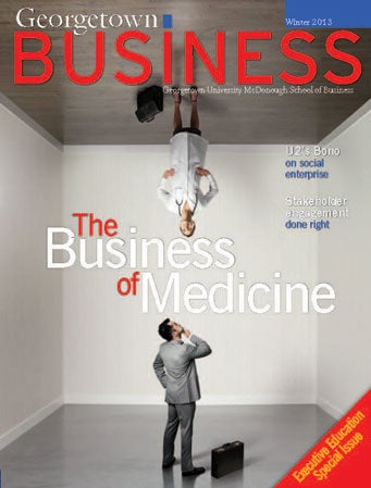 Georgetown Business Winter Issue cover