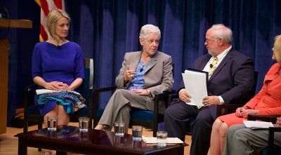 EPA Administrator Gina McCarthy talks about Pope Francis' Encyclical as on the environment as part of a panel.