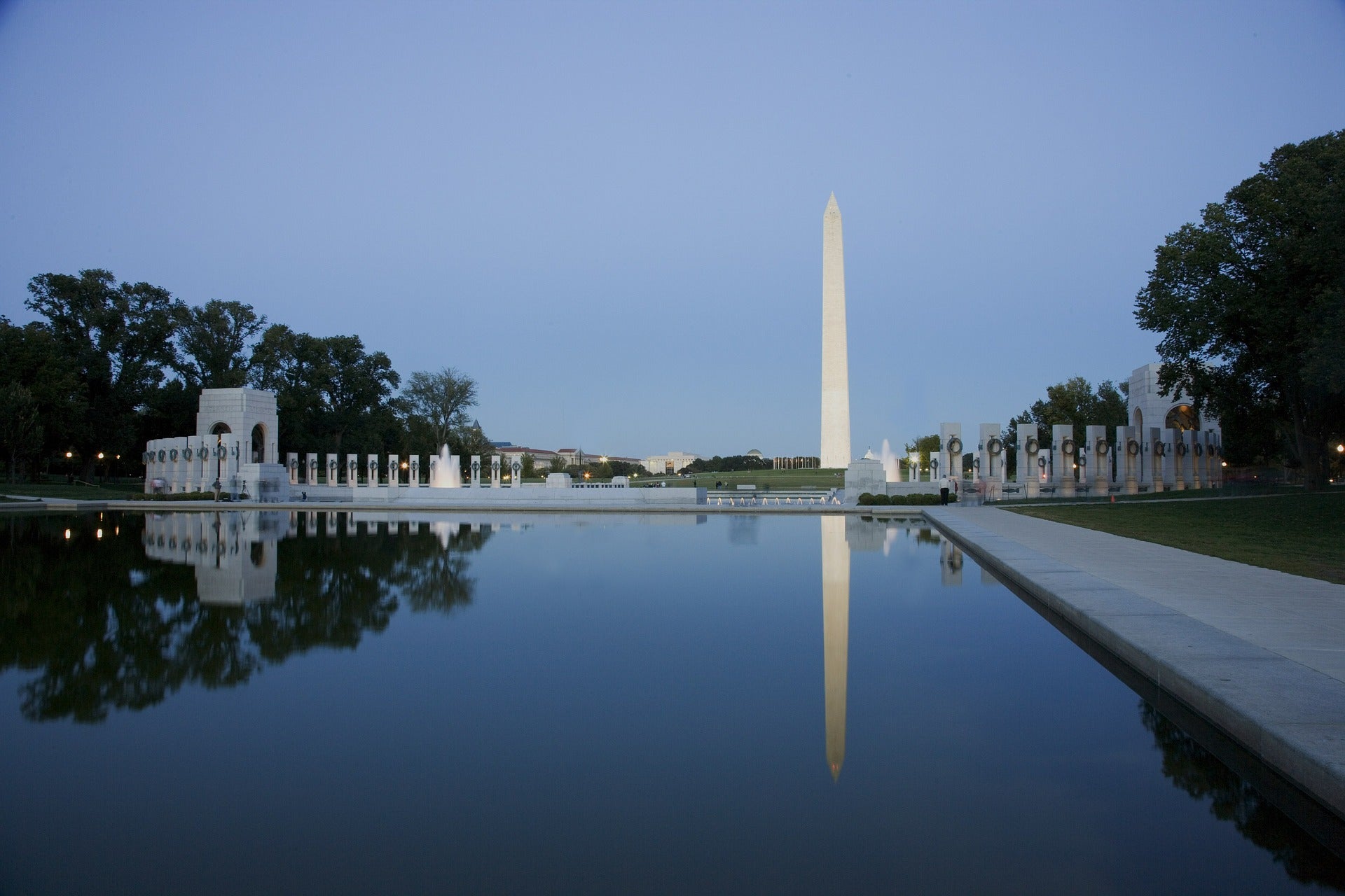 The World War II Memorial and Reflecting Pool