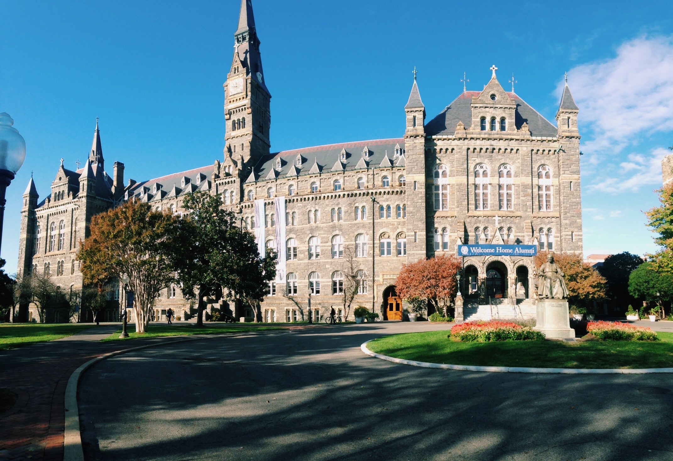 Healy Circle on a sunny day