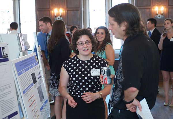 A student explains her research